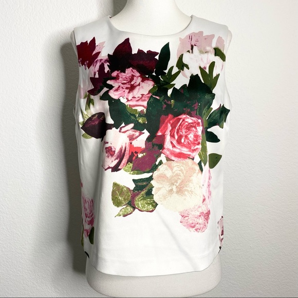 VINCE CAMUTO Floral Blouse - Picture 1 of 7
